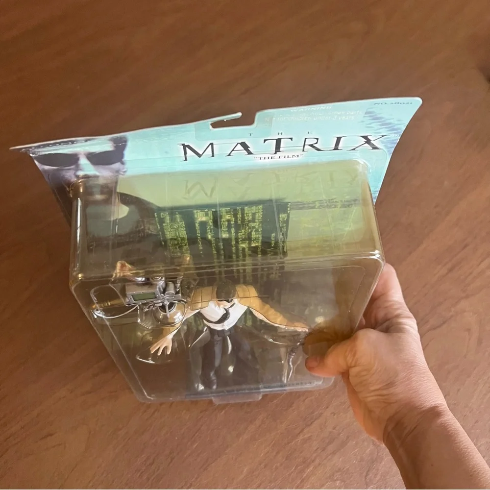 Mr. Anderson figure from Matrix movie from 2000 Warner Bros never opened